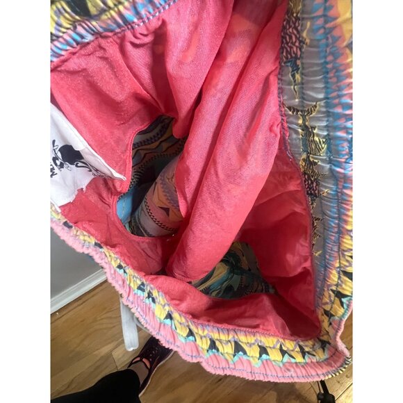 Chubbies Swim Trunks Fish S Pink Striped Resort Vacation Retro Preppy Colorful - Picture 11 of 11